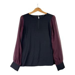 RW&CO women's long sleeve blouse size M‎